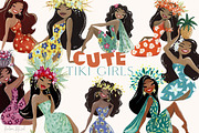 Tiki Girls, an Illustration by Fantom Fifi Art (Thumbnail 1 of 4)