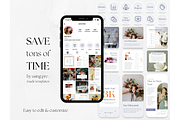 300 Floral Social Media BUNDLE, a Social Media Template by PatternLab. (Thumbnail 5 of 9)