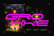NCL KEMGOR - Cyberpunk Font, a Sans Serif Font by Enxyclo Studio (Thumbnail 5 of 11)