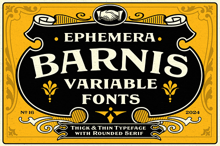 EFCO Barnis - Variable Fonts