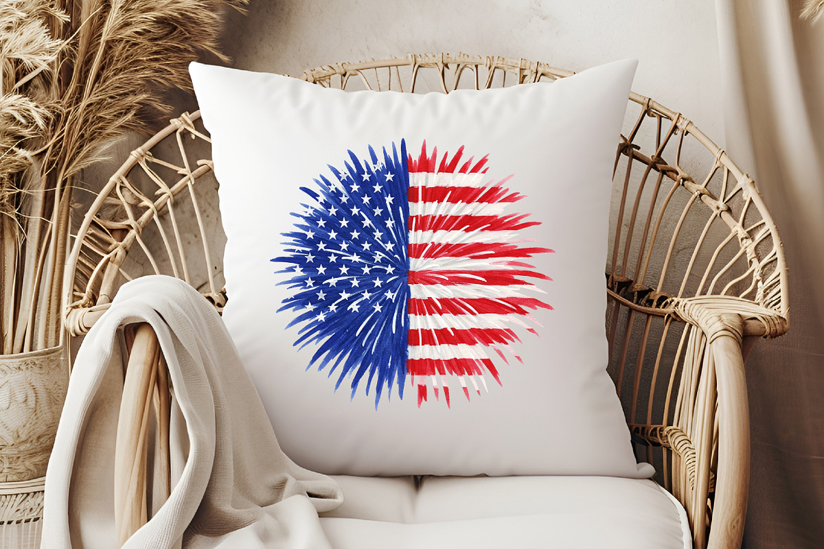 Happy 4th of July Fireworks Salute, an Illustration by Libby Wishes (Photo 4 of 4)