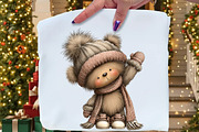 Cute Winter Animals Clipart, an Illustration by Craft Nest (Thumbnail 6 of 10)