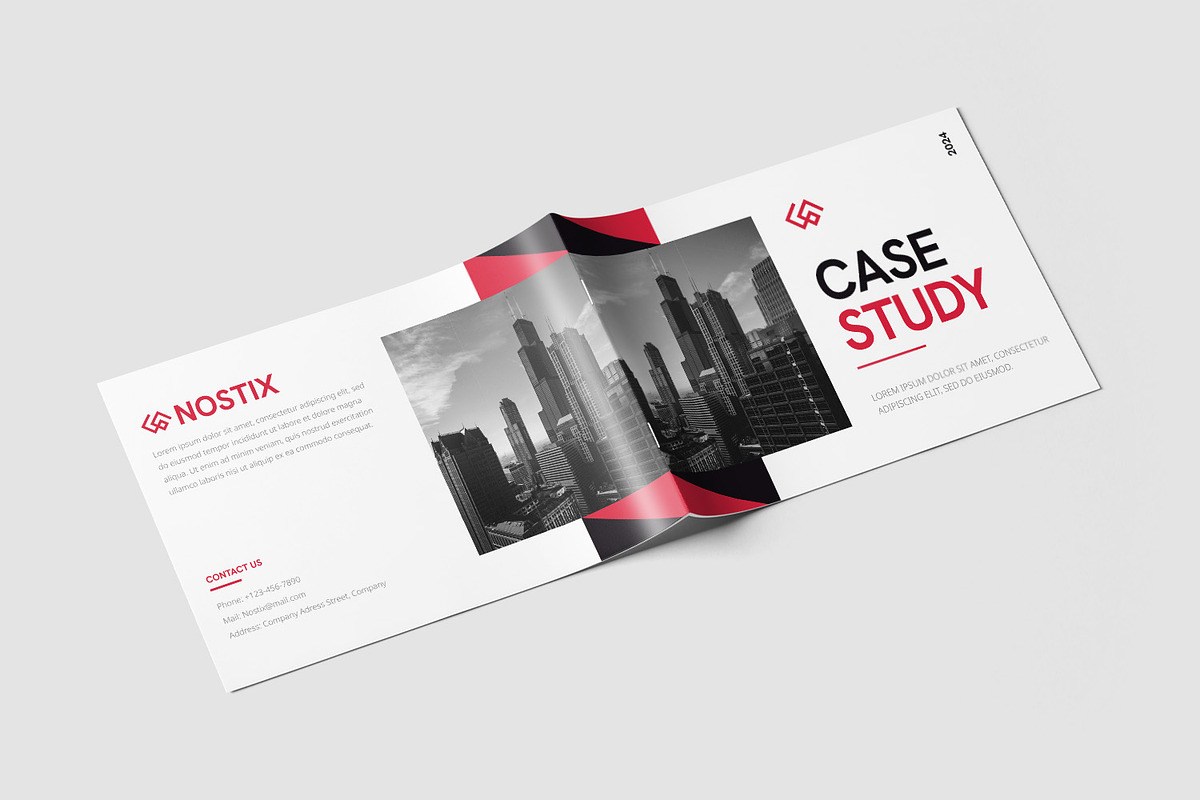 Nostix Case Study Brochure Template, a Presentation Template by TMint Play (Photo 7 of 7)