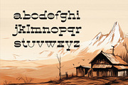 Canyon Slab - Wild West Typeface, a Slab Serif Font by HipFonts (Thumbnail 7 of 9)