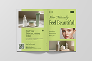 Green Skincare Bifold Brochure, a Brochure Template by Annora Studio (Thumbnail 2 of 6)