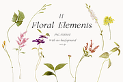 Wildflower spring watercolor florals, a Decorative Illustration by Grace Noboa Illustrations (Thumbnail 8 of 9)
