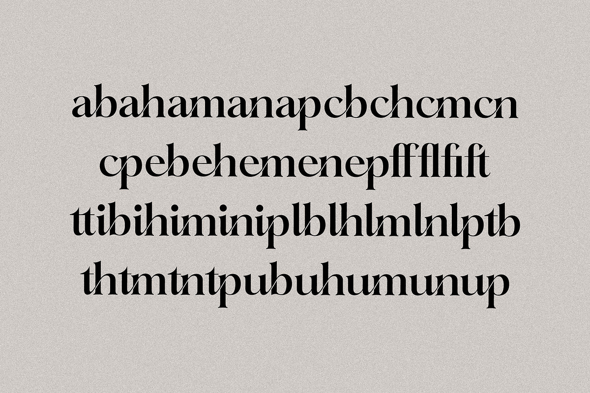 Mathilga Ligature Serif Typeface, a Serif Font by Storytype Studio (Photo 13 of 15)