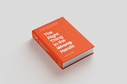 Book Cover Mockup, a Books & Magazine Mockup by UFR_GRAPHIC (Thumbnail 2 of 4)