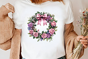 Watercolor Grand Millennial Christma, an Illustration by Canvas Craft (Thumbnail 5 of 7)