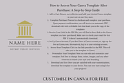 CANVA NOTARY LOGOS TEMPLATE, a Branding & Logo Template by Daring Digies (Thumbnail 5 of 6)