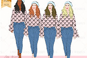 Paris Clip art illustrations, an Illustration by Libby Wishes (Thumbnail 4 of 7)