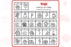 Rose Doodles - Dingbats Font