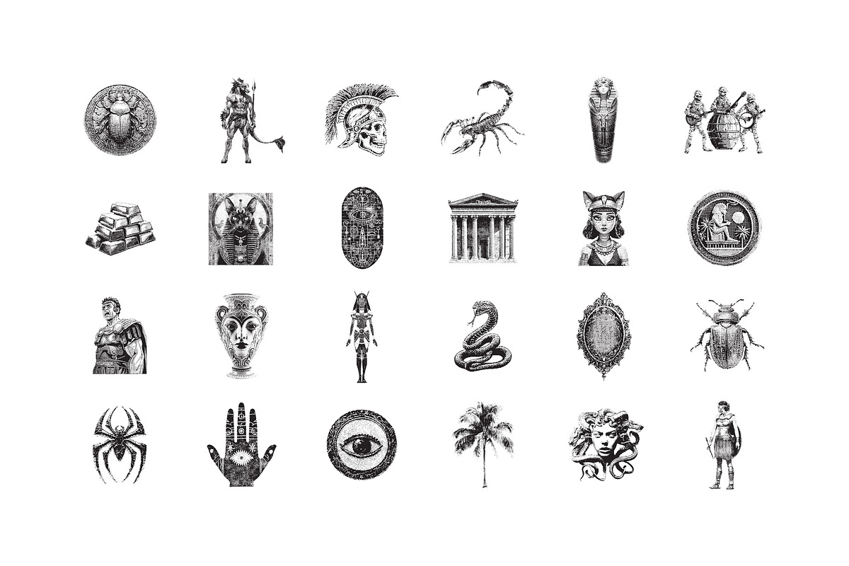 Myths & Legends Bitmap Shapes, an Object Graphic by Design Squad