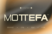 Mottefa - Geometric Sans Family Font