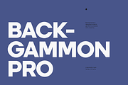 Backgammon Pro Typeface, a Sans Serif Font by BigBold Type (Thumbnail 1 of 20)