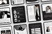 Coaching Ebook Template Canva Black, a Magazine Template by DigiPax (Thumbnail 5 of 11)