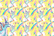 Cute Unicorns Clipart, a Pattern Graphic by ViktoriaARTprint (Thumbnail 10 of 13)