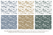 Equestrian Toile de Jouy Pattern, a Pattern Graphic by Hughes Studio (Thumbnail 2 of 8)