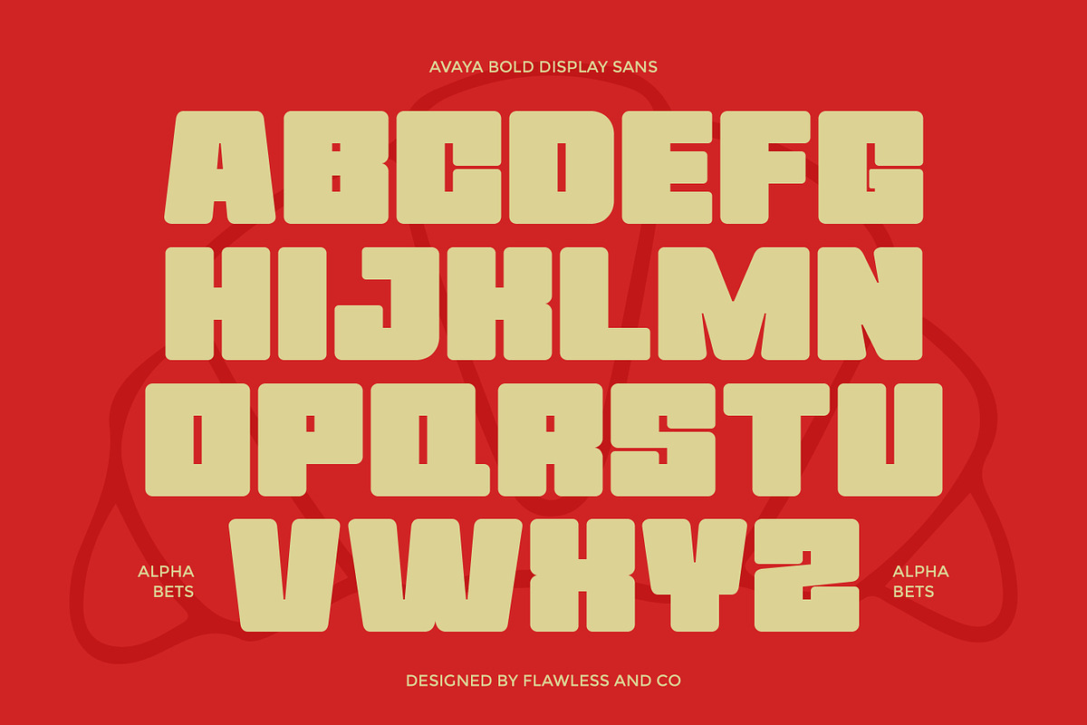Avaya - Bold Display Sans Font, a Sans Serif Font by Flawless And Co (Photo 7 of 10)