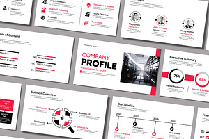 Modern Company Profile Presentation, a Presentation Template by Mighty-Slide