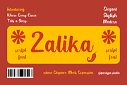 Zalika font, a Script Font by portype (Thumbnail 1 of 12)