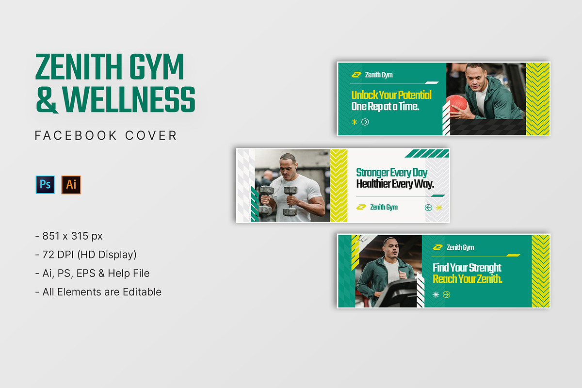 Zenith - Facebook Cover, a Social Media Template by StreaksideStd (Photo 1 of 3)
