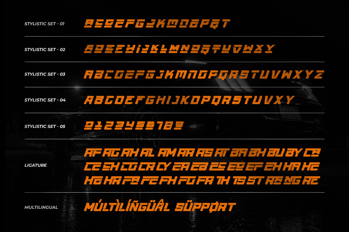 MONSTAR, a Sans Serif Font by Umitype (Photo 10 of 10)