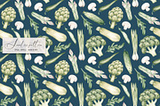 Green Vegetables seamless pattern, a Pattern Graphic by SirenaArt (Thumbnail 6 of 11)