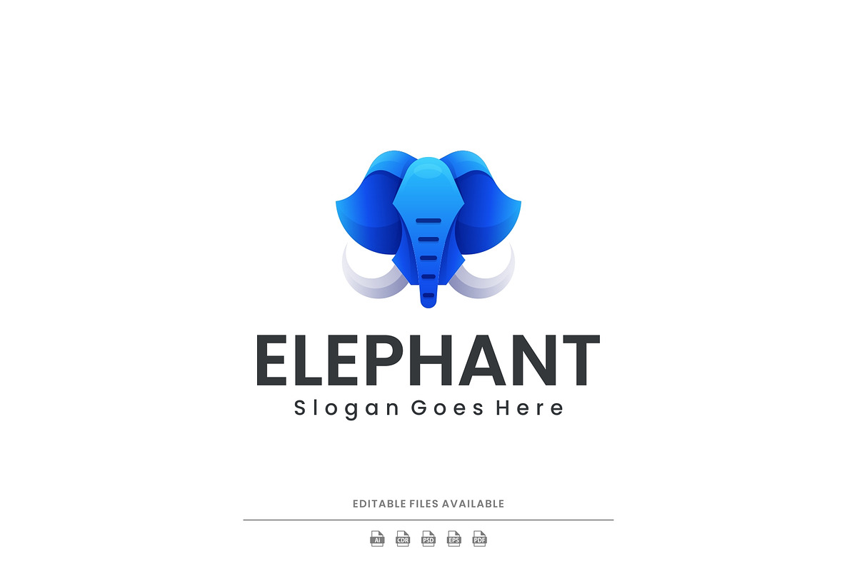 Gradient Modern Elephant Logo Design, a Branding & Logo Template by Artnivora.Std (Photo 1 of 2)