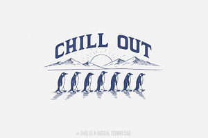 Funny Penguins Digital Clipart, an Illustration by SharpMarketplace