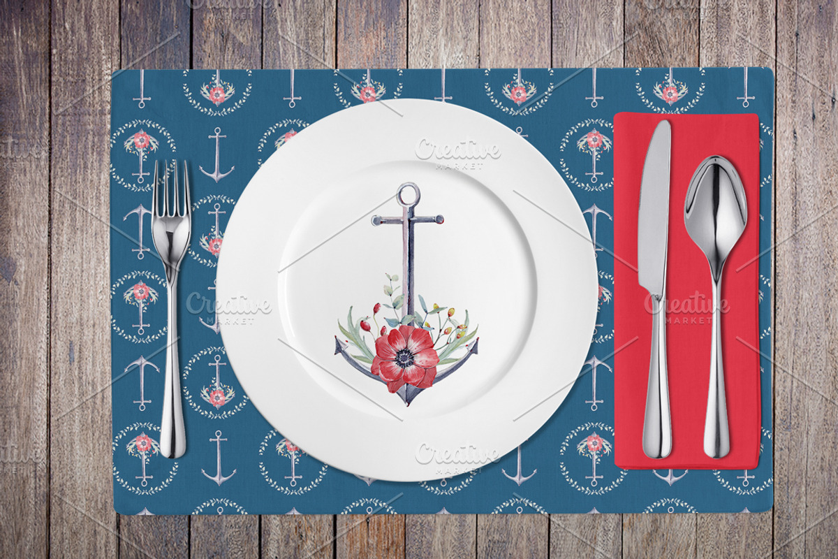 NAUTICAL SUMMER Watercolor set, an Illustration by Lemaris (Photo 7 of 7)