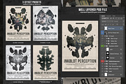 Inkblot Perception Flyer Template, a Flyer Template by Yusof Mining (Thumbnail 3 of 5)