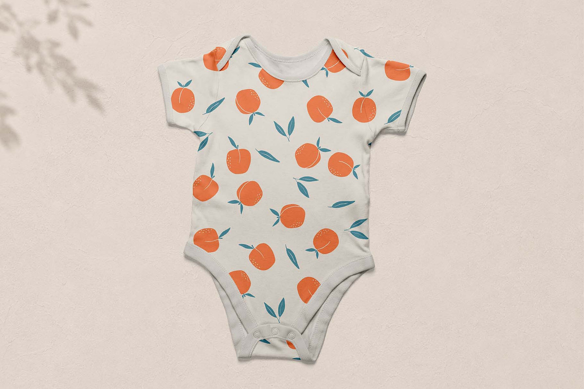 Sweet Peaches Seamless Pattern, a Pattern Graphic by Irina Ostapenko (Photo 3 of 4)