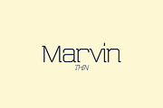 Marvin Thin, a Slab Serif Font by NREY (Thumbnail 1 of 7)