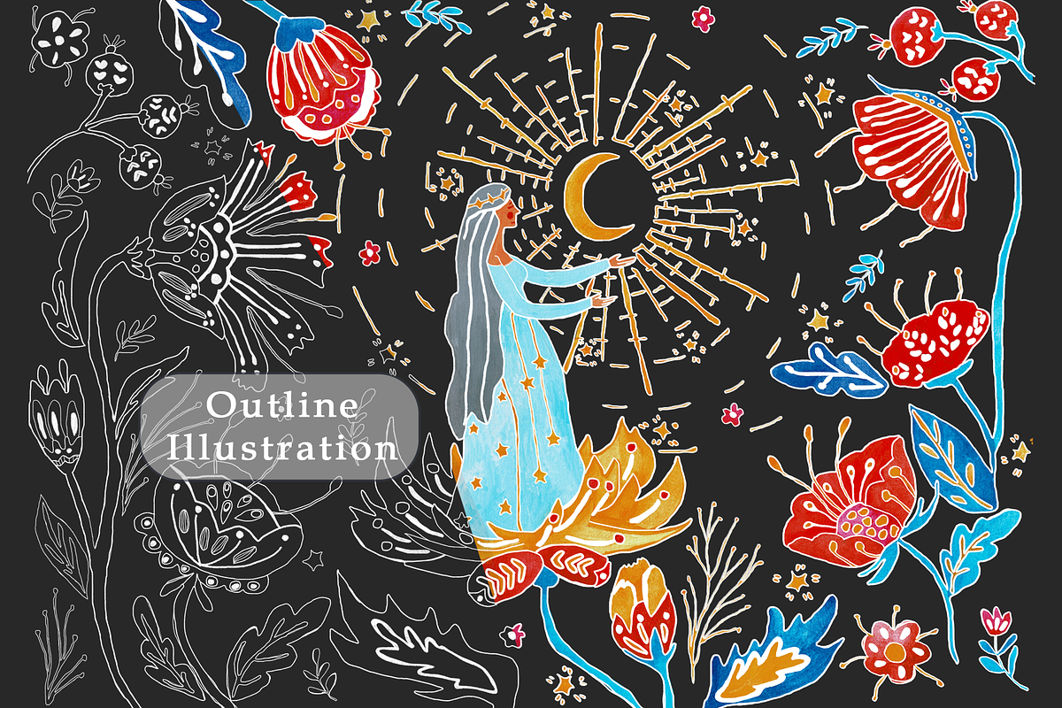 Fairy of Light Folklore, an Illustration by Arie Clares (Photo 3 of 11)