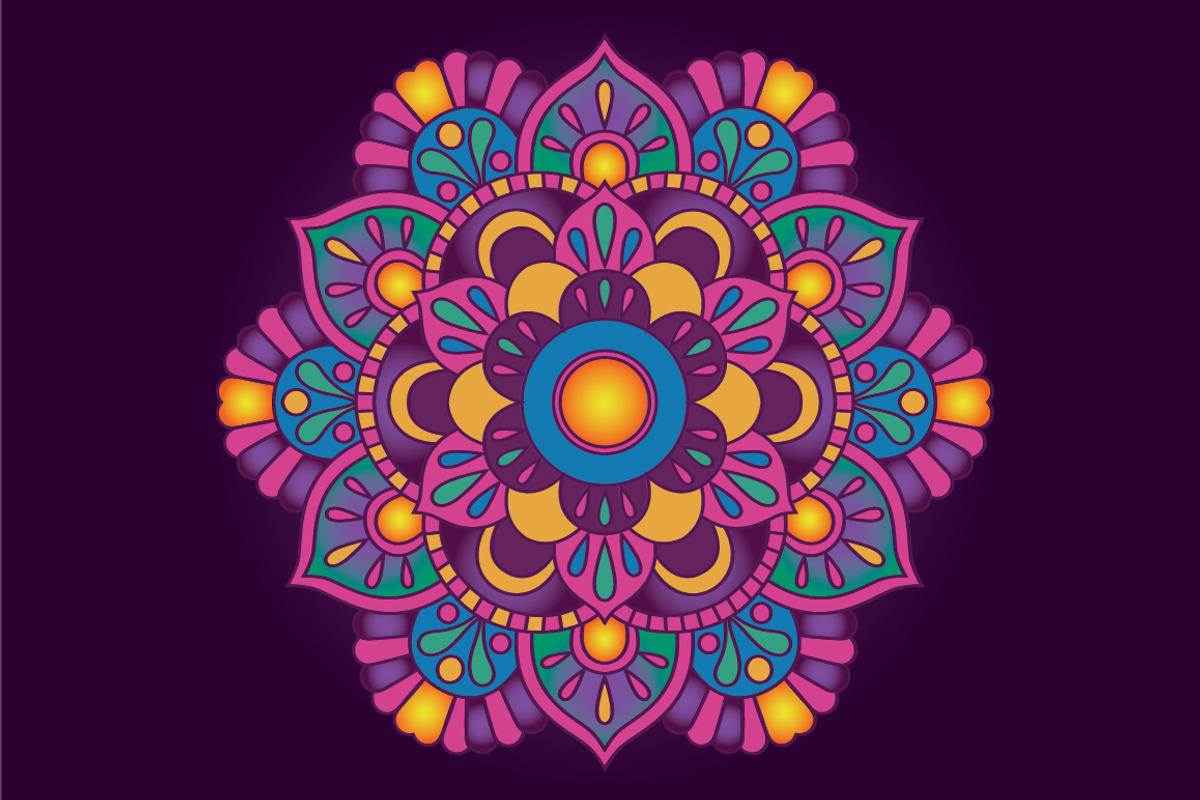 Mandala Business card, flyer, a Flyer Template by Art Loft (Photo 5 of 6)