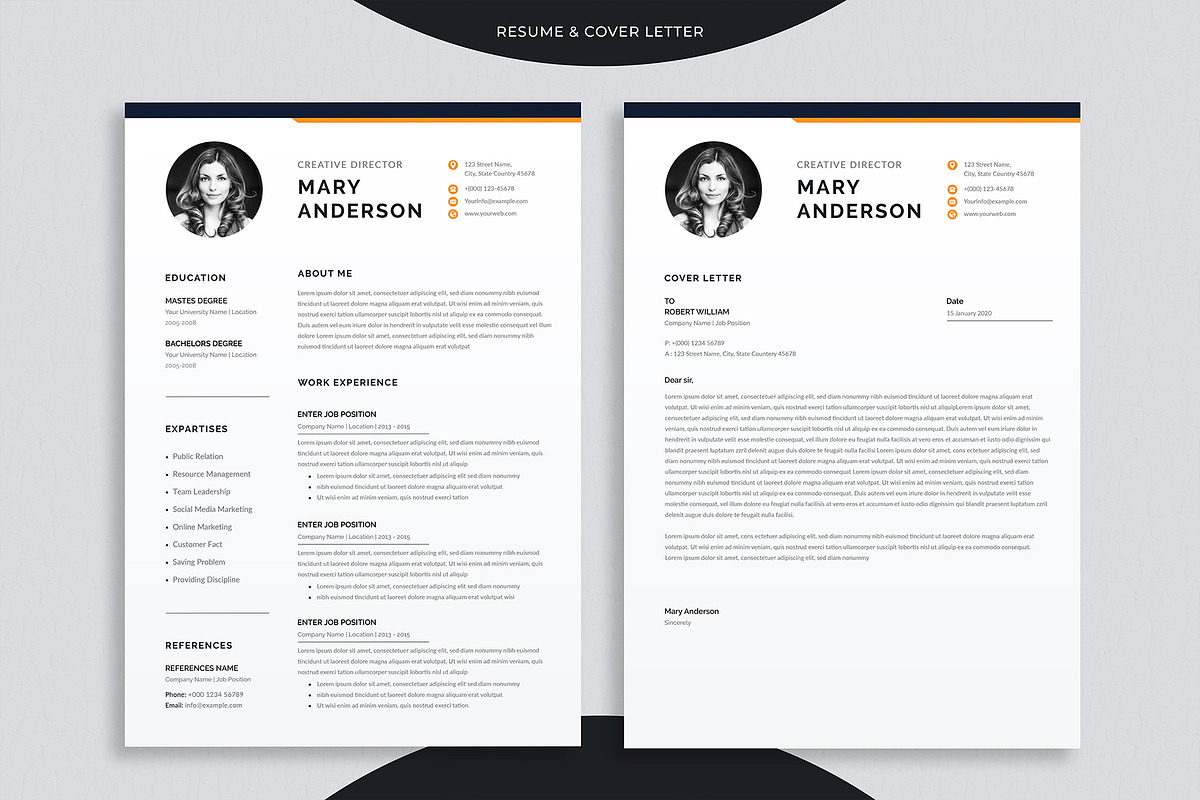 Resume / CV, a Resume Template by Aspect_Studio (Photo 2 of 4)