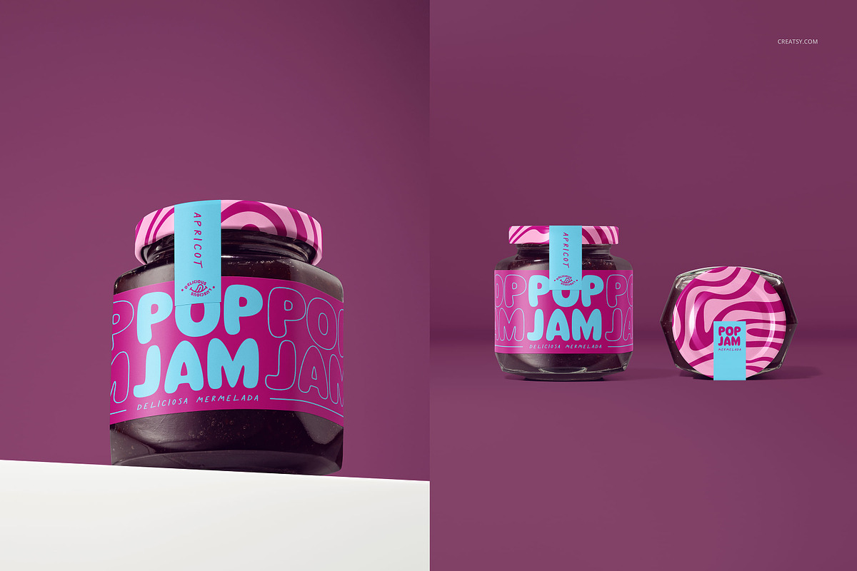 Jam Jar Mockup Bundle, a Cups & Container Mockup by creatsy5 (Photo 21 of 65)