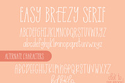 Easy Breezy Trio, Sans Serif Doodle, a Sans Serif Font by Jordyn Alison Designs (Thumbnail 14 of 15)