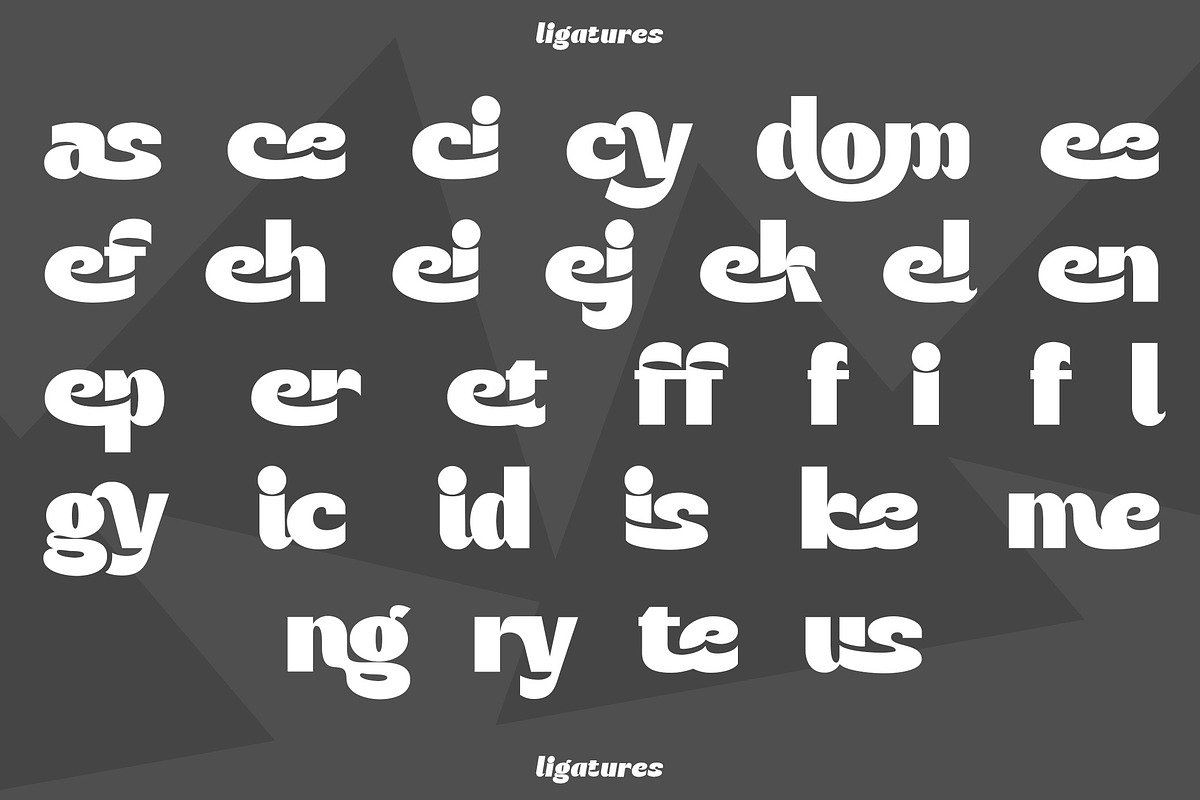 Melatonas - A Bold Display Typeface, a Sans Serif Font by Simetrica Labs (Photo 9 of 16)