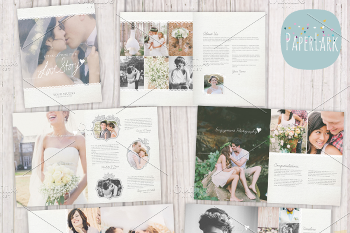 PG009 Wedding Photography Magazine, a Magazine Template by Paper Lark (Photo 2 of 4)