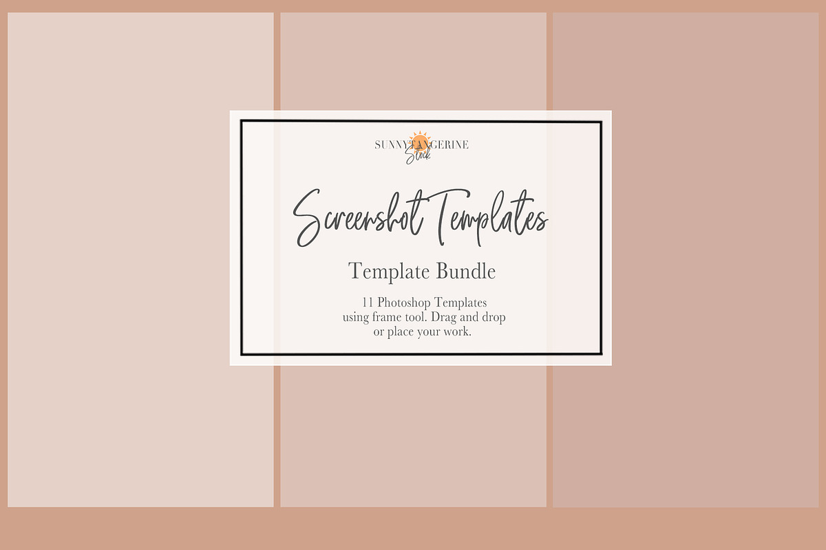 PSD Screenshot Templates 2, a Presentation Template by SunnyTangerine Stock (Photo 4 of 8)