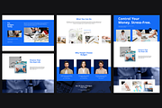 Figma Fintech App Landing Page, a Landing Page Template by Musara (Thumbnail 5 of 5)