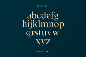 Magna Modern Serif Font