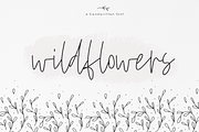 Wildflowers - A Handwritten Font, a Script Font by KA Designs (Thumbnail 1 of 8)