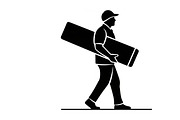 Delivery Driver Silhouette Pack, an Illustration by Amazin_art (Thumbnail 26 of 26)