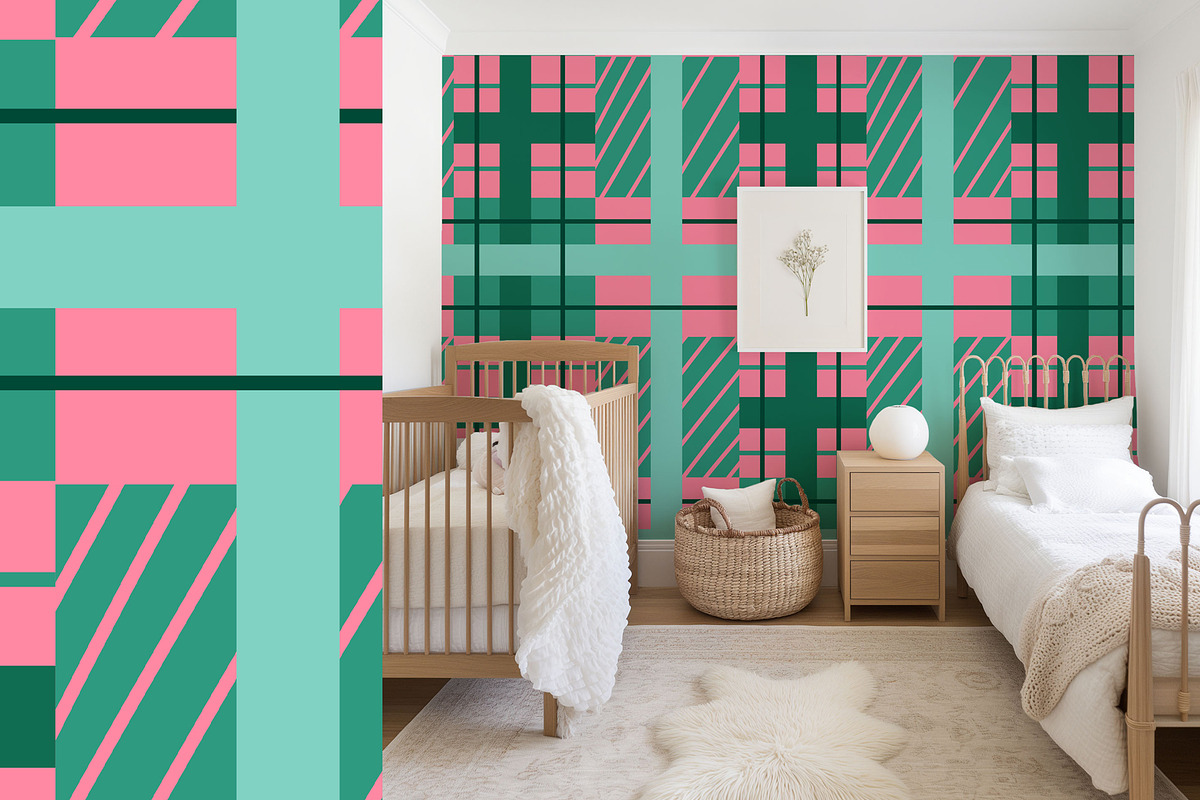 Checkered & Plaid vector patterns, a Pattern Graphic by Carpet Tapete Pretzel (Photo 5 of 13)