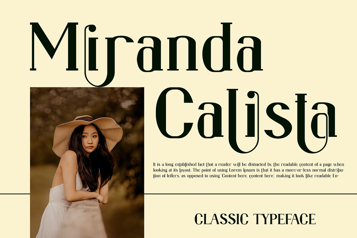 Bragita Ligature Serif Typeface, a Serif Font by Humaira_std (Photo 6 of 9)