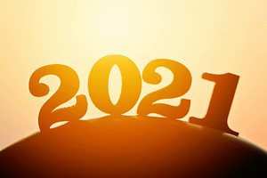 New year 2021 the word 2021 behind containing 2021, new, and year
