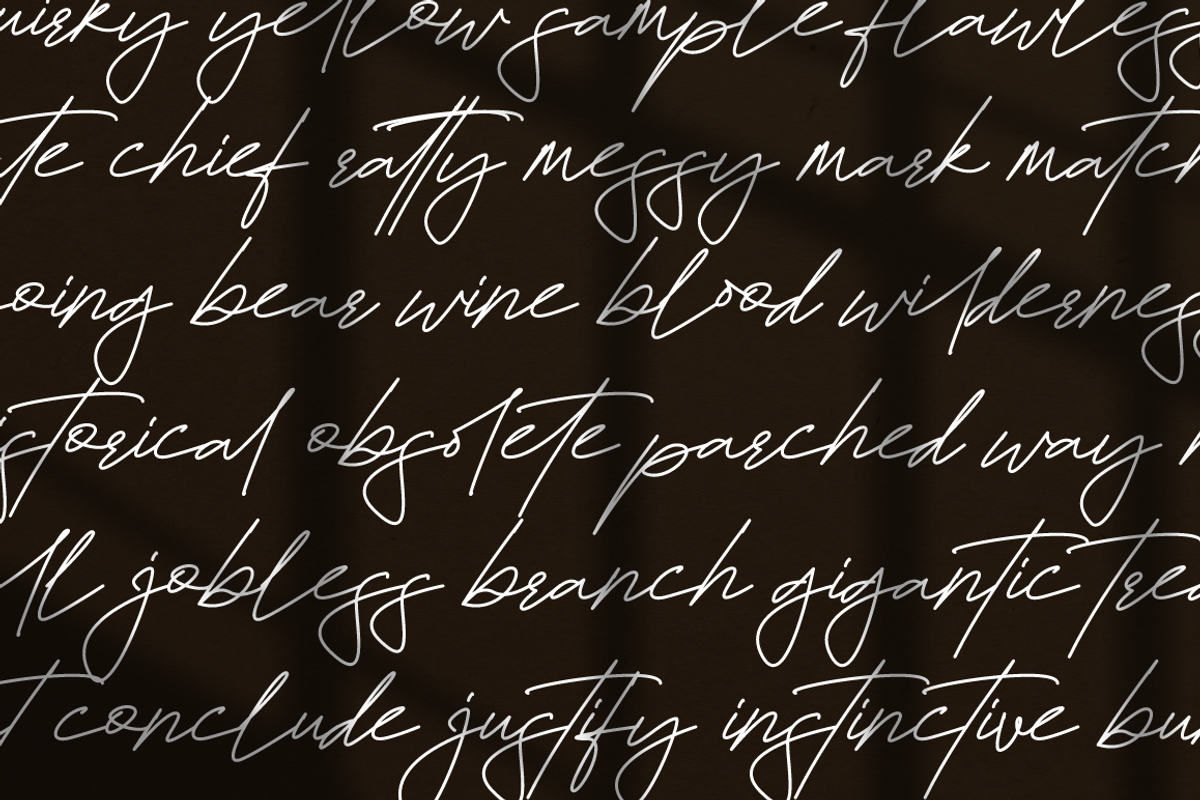 Brittney Signature Business Font, a Script Font by KennedyStudio (Photo 4 of 11)